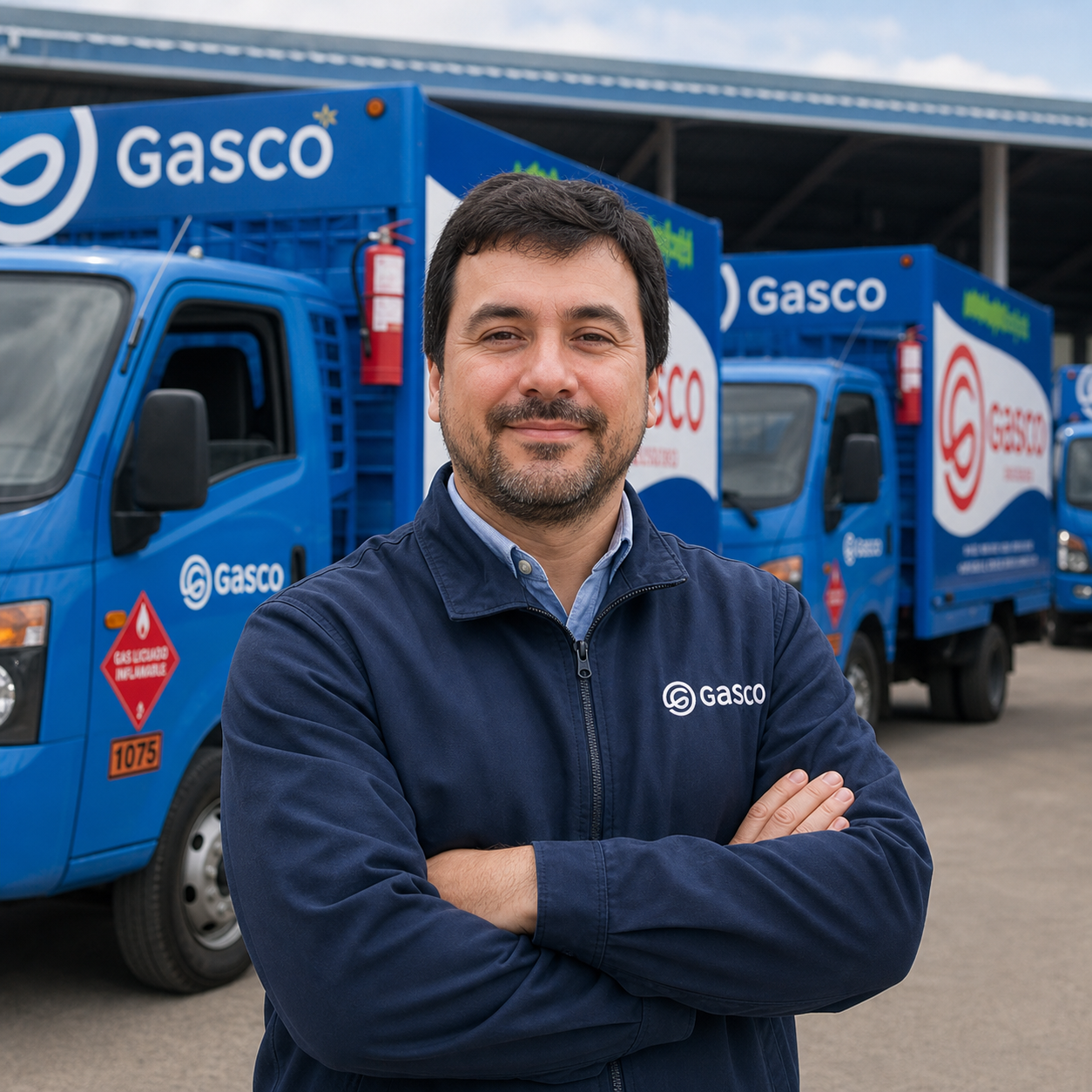 Caso tipo de seguimiento de flota de reparto de gas Gasco